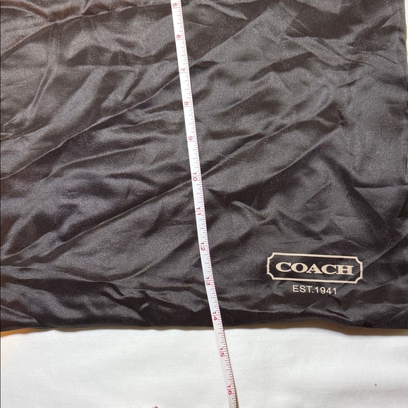 Coach Dark Brown Logo/Dust Bag - Picture 3 of 4